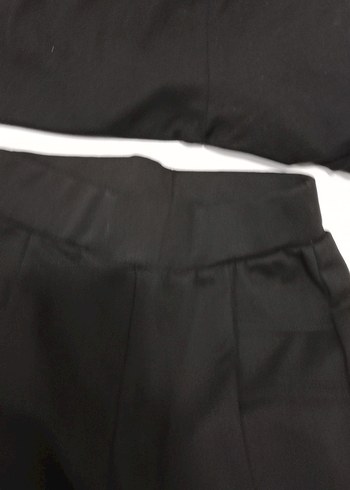 Siyah düz renk çocuk taytları - Görsel 3