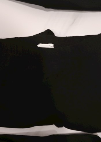 Siyah düz renk çocuk taytları - Görsel 4