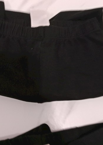 Siyah düz renk çocuk taytları - Görsel 5