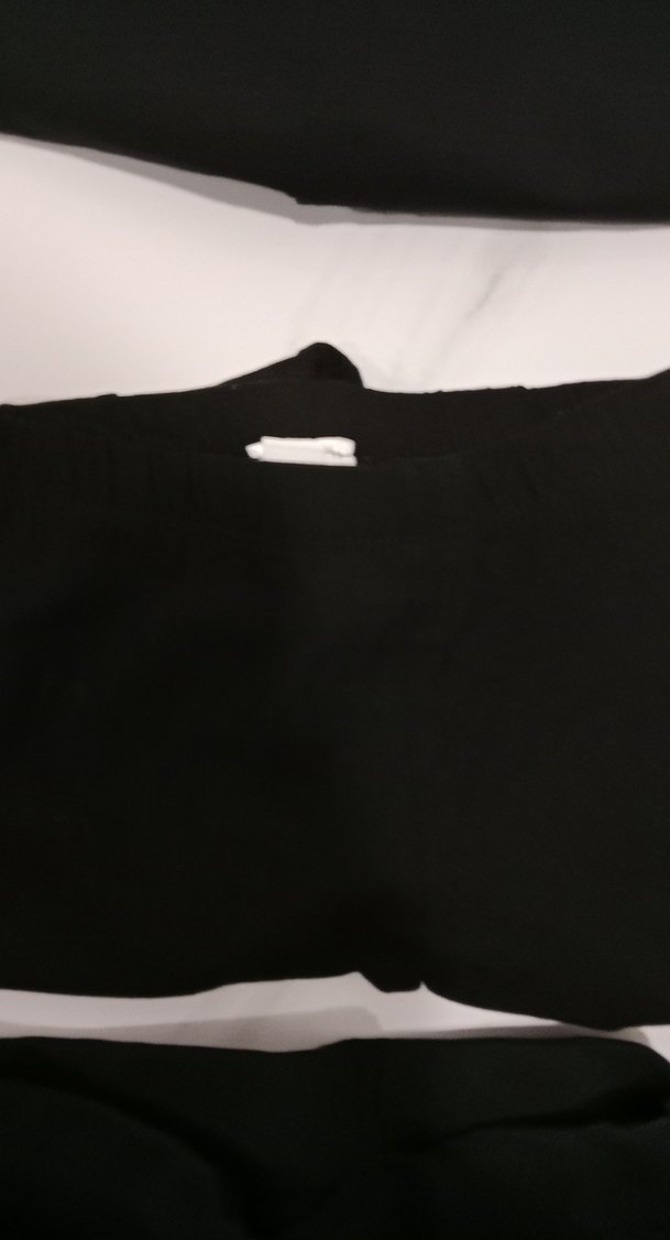 Siyah düz renk çocuk taytları - Görsel 4