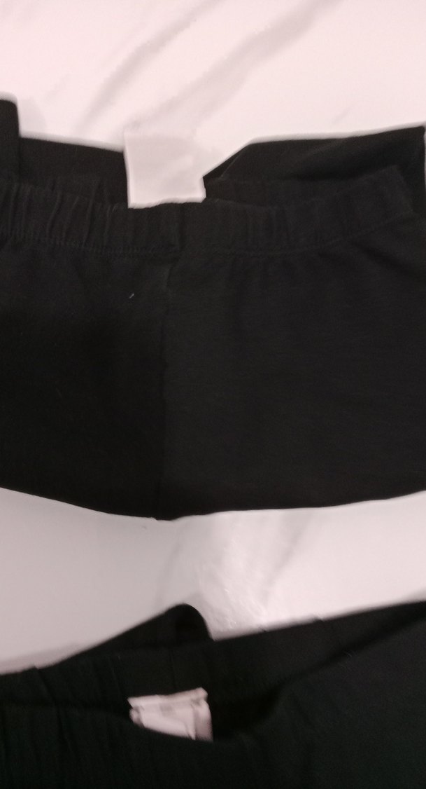 Siyah düz renk çocuk taytları - Görsel 5