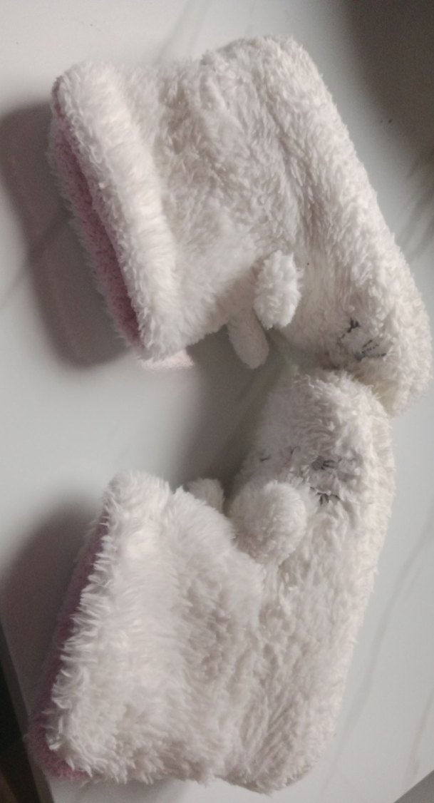 Kız Çocuk Pembe Sıcak Ev Terliği - Görsel 5