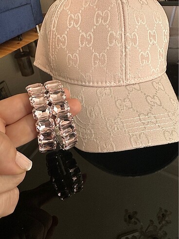  Beden Swarovski pembe taşlı bileklik