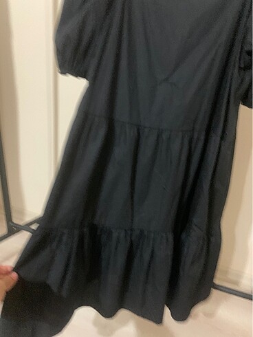 l Beden siyah Renk H&M günlük elbise