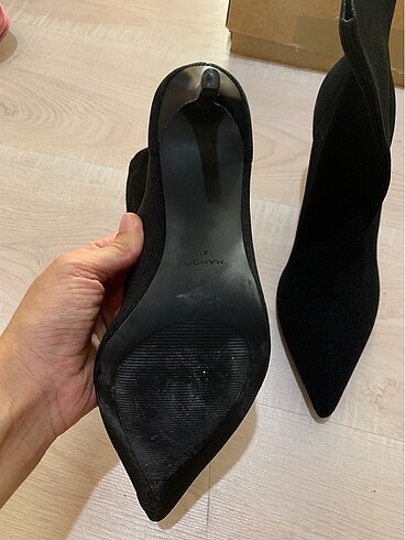 41 Beden siyah Renk Mango çorap ayakkabı