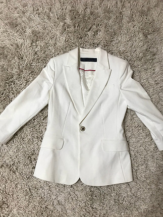 Beyaz ceket Zara 
