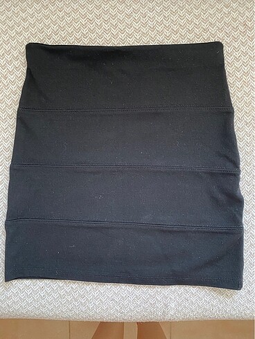 Pull & Bear Siyah Mini Etek