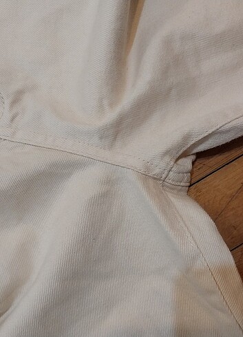 Defacto Defacto beli lastikli krem rengi jean