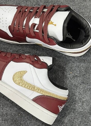 38 Beden NİKE AİR JORDAN 1 LOW CHİNESE NEW YEAR, İTHAL ÜRÜNDÜR, ETİKETLİ,