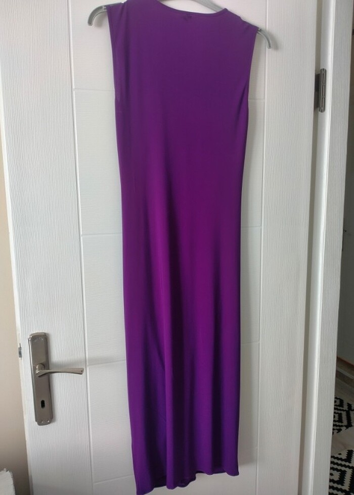 Kadın mor elbise - Görsel 2