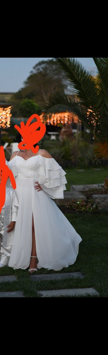 beyaz l beden nikah:sünnet annesi kıyafeti - Görsel 2