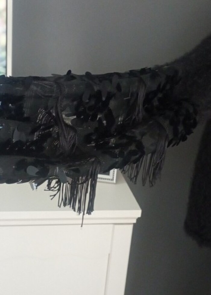 Standart kalıp siyah kazak - Görsel 3