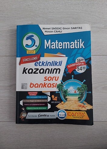 Matematik 5.Sınıf Soru Bankası Çanta Yayınları