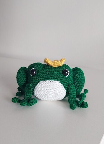 Amigurumi Örgü Sevimli Kurbağa