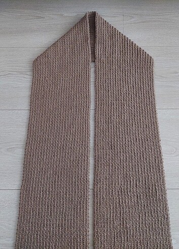 El Yapımı Örgü Kadın Atkı (16cm ×178cm)