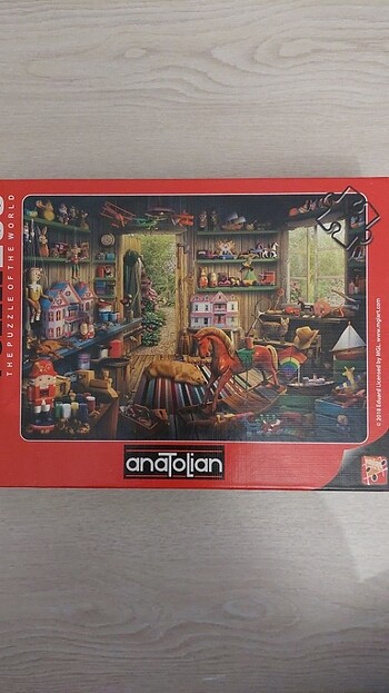 Puzzle260 Anatolian 33×48 Oyuncakçı Barakası 3325