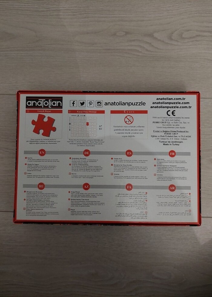 Puzzle260 Anatolian 33×48 Oyuncakçı Barakası 3325 - Görsel 4