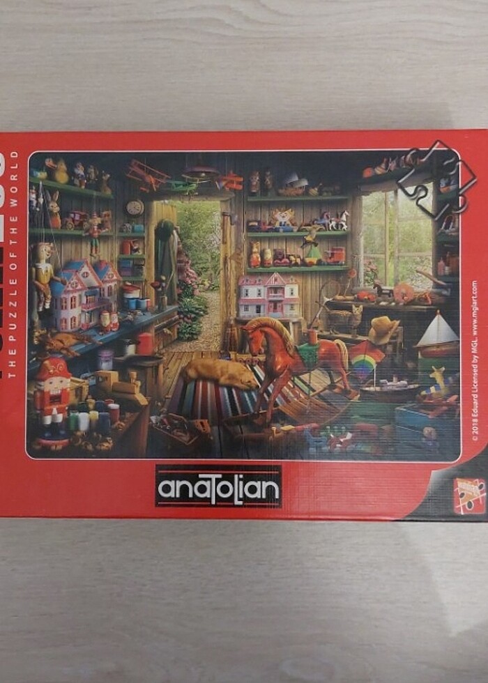 Puzzle260 Anatolian 33×48 Oyuncakçı Barakası 3325 - Görsel 2