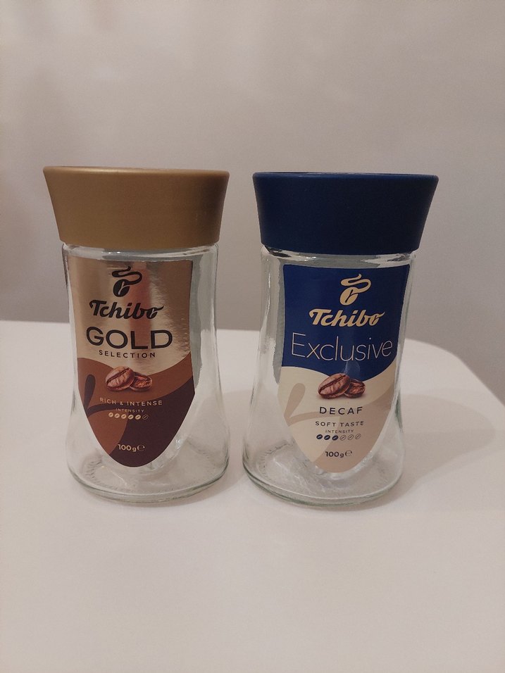 Tchibo Gold ve Exclusive Decaf Kahve Kavanozları - Görsel 2