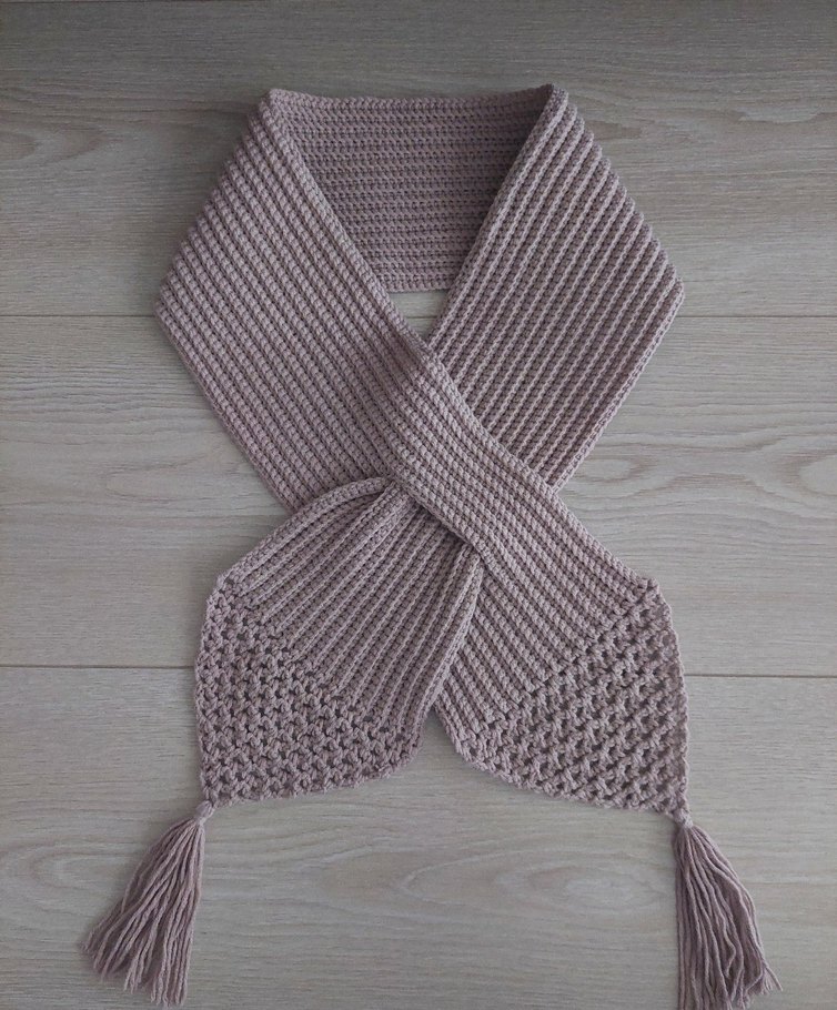 El Yapımı Örgü Fular Boyunluk - Görsel 3