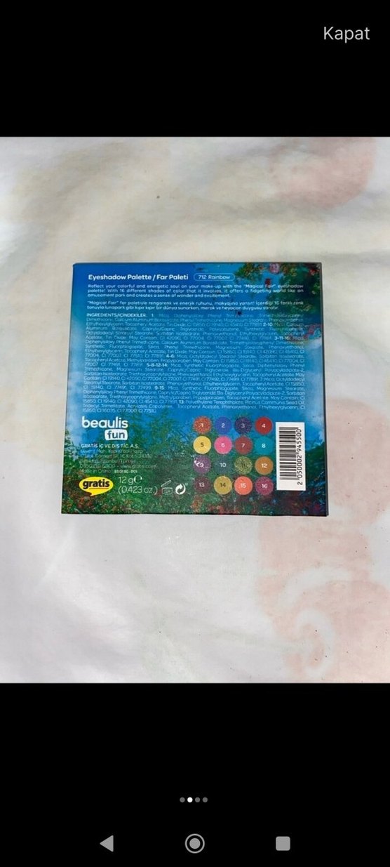 Beaulis Fun Renkli Göz Farı Paleti - Görsel 2