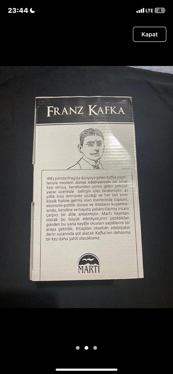 Franz Kafka Kitap Seti - 10 Kitap - Görsel 3