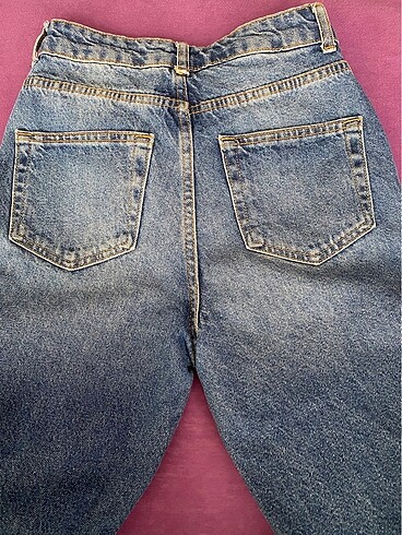 34 Beden lacivert Renk mom jean