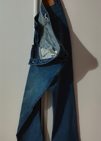 unisex Mavi Denim Jean - Görsel 6