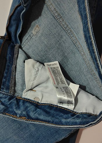 unisex Mavi Denim Jean - Görsel 4