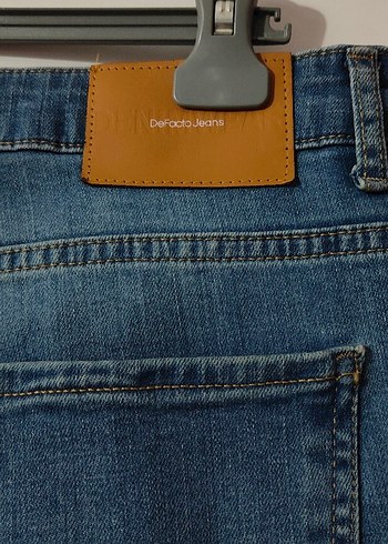 unisex Mavi Denim Jean - Görsel 3