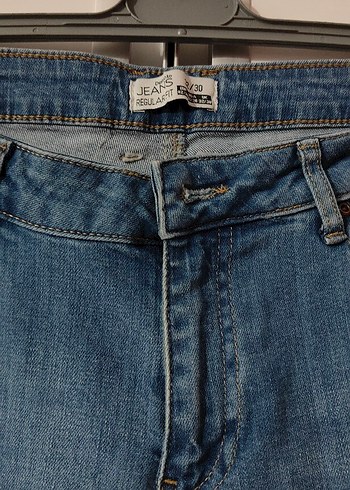 unisex Mavi Denim Jean - Görsel 2