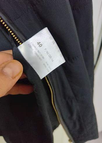 Siyah ince şişme mont - Görsel 4