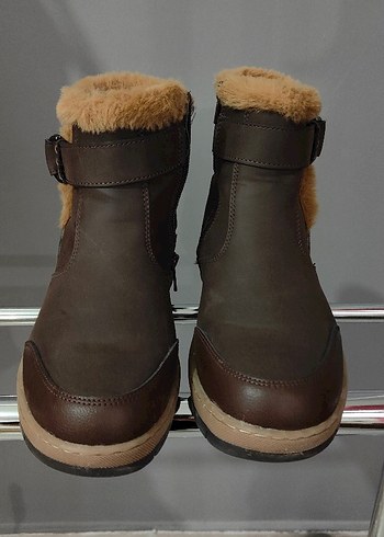 Polaris Kahverengi Tokalı Kadın Deri Bot - Görsel 5