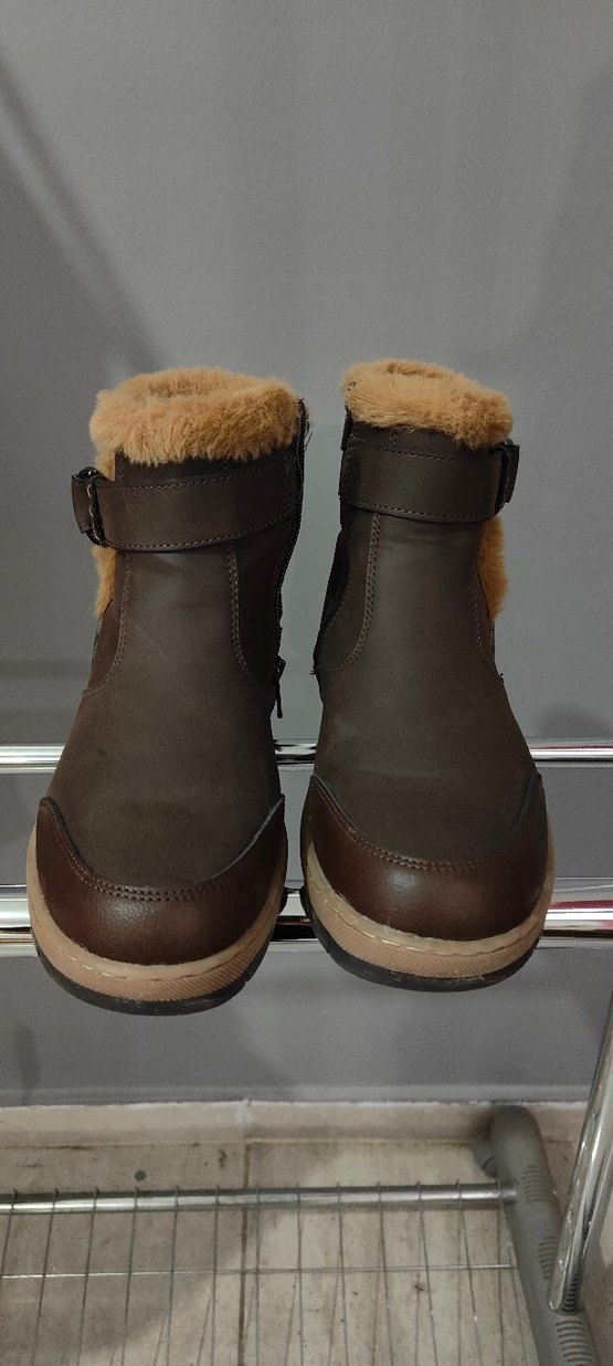 Polaris Kahverengi Tokalı Kadın Deri Bot - Görsel 5