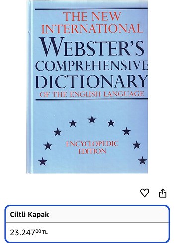 Webster's İngilizce Sözlük - Görsel 2