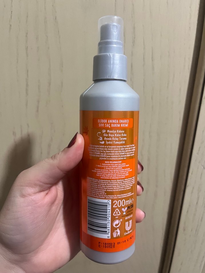 Elidor Onarıcı Saç Bakım Spreyi - Görsel 2