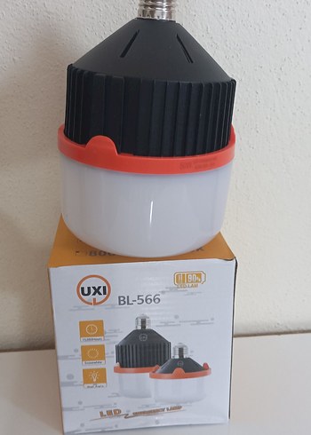 UXI BL-566 Siyah LED Kamp Lambası - Görsel 3