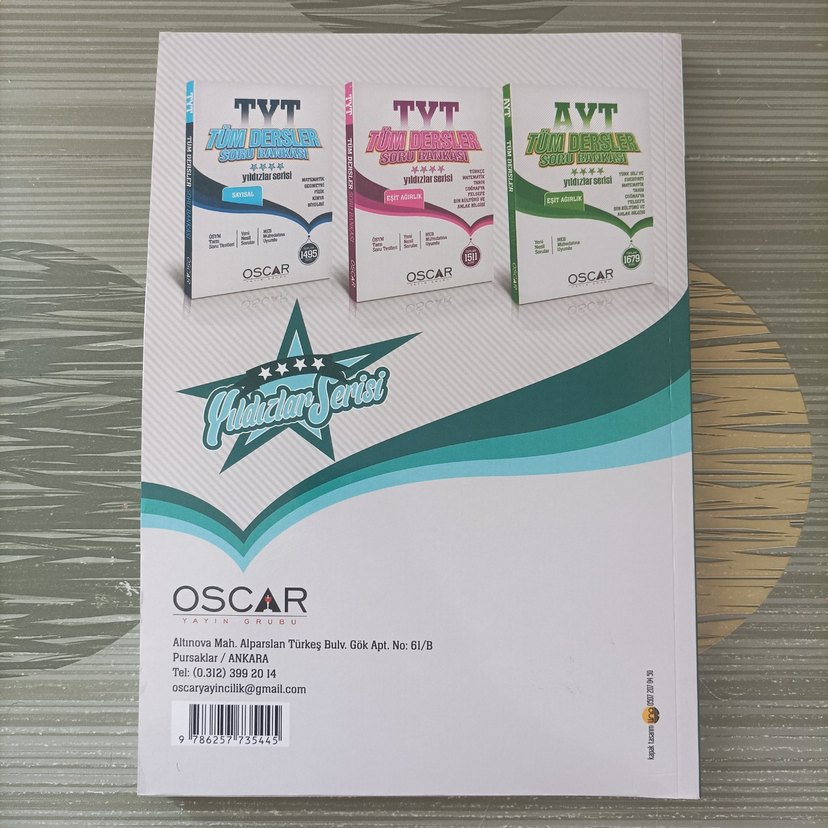 AYT Sayısal Tüm Dersler Soru Bankası - OSCAR - Görsel 2