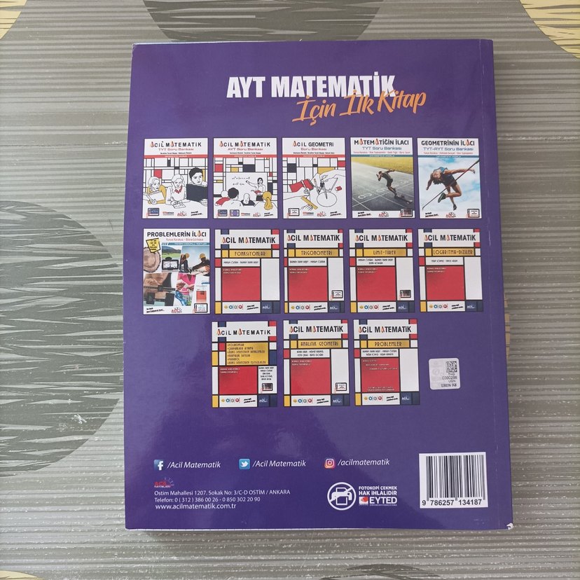 Matematiğin İlacı AYT Soru Bankası - Görsel 2