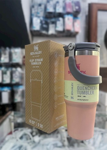 Stanley Flip Straw Tumbler - Bej Pastel