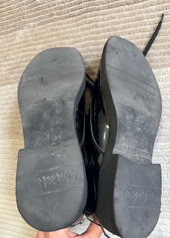 Siyah Parlak suni deri bot hotiç - Görsel 7