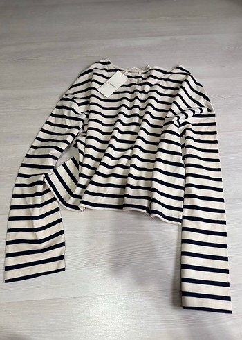 Çizgili, Uzun Kollu oysho üst - Görsel 7