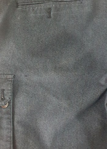 Kiğılı Lacivert Kemerli Pamuklu Erkek Şort - Görsel 7