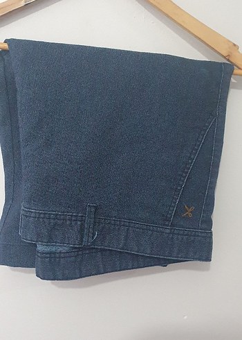 Kiğılı Lacivert Kemerli Pamuklu Erkek Şort - Görsel 2