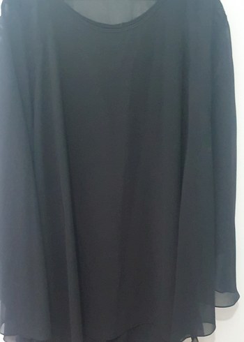 Siyah Midi Kadın Pelerinli Elbise Takımı - Görsel 8