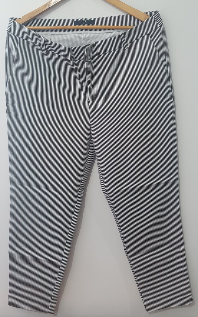 Çizgili Kadın Pantolon - Görsel 3