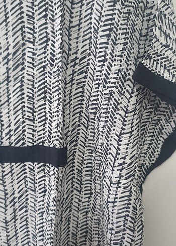 Gri Kadın Kısa Kollu Bluz - Görsel 4