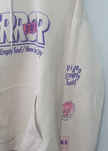 Bej Baskılı Erkek Sweatshirt - Görsel 3