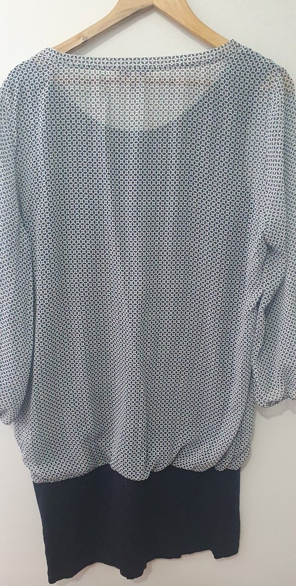 Gri Puantiyeli Kadın Elbise - Görsel 3