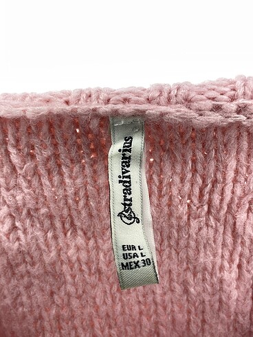 l Beden pembe Renk Stradivarius Kazak / Triko %70 İndirimli.